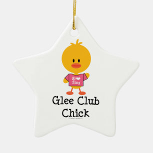 Glee Club Chick Star Ornament