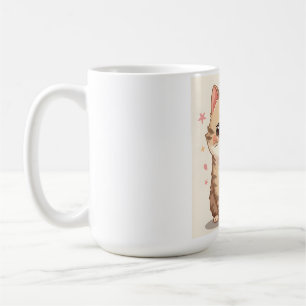 Gleeful Cat: Sweet Kawaii Kitten Art for Any Room Coffee Mug