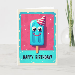 Gleeful Cone Birthday Card