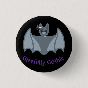 Gleefully Gothic Button
