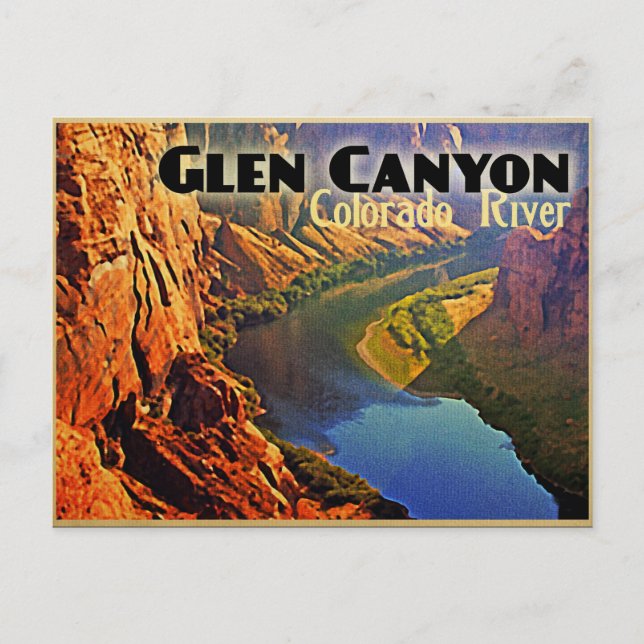 Glen Canyon Arizona Utah Postcard (Front)