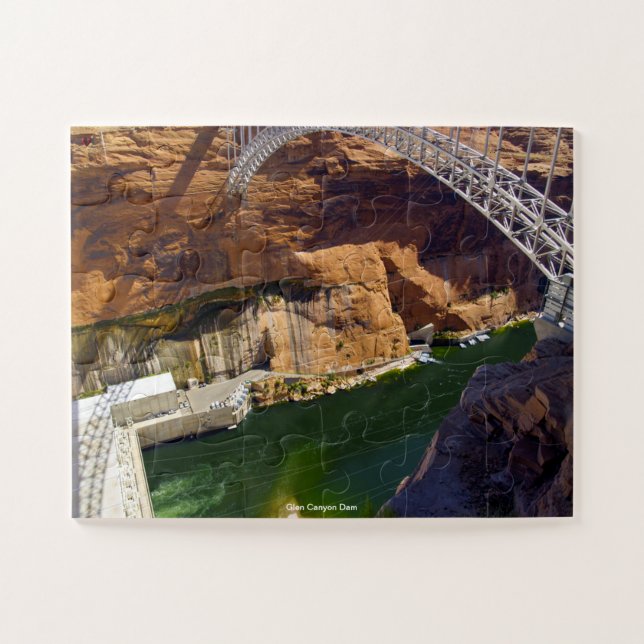 Glen Canyon Dam Jigsaw Puzzle (Horizontal)