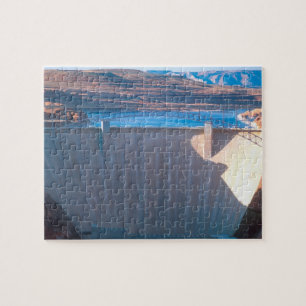 Glen Canyon Dam on the Colorado River at Page, Jigsaw Puzzle