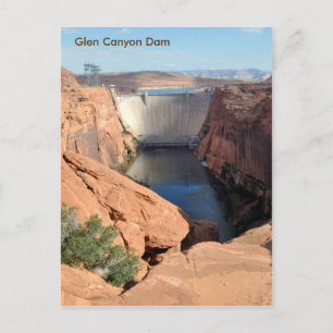 Glen Canyon Dam Postcard