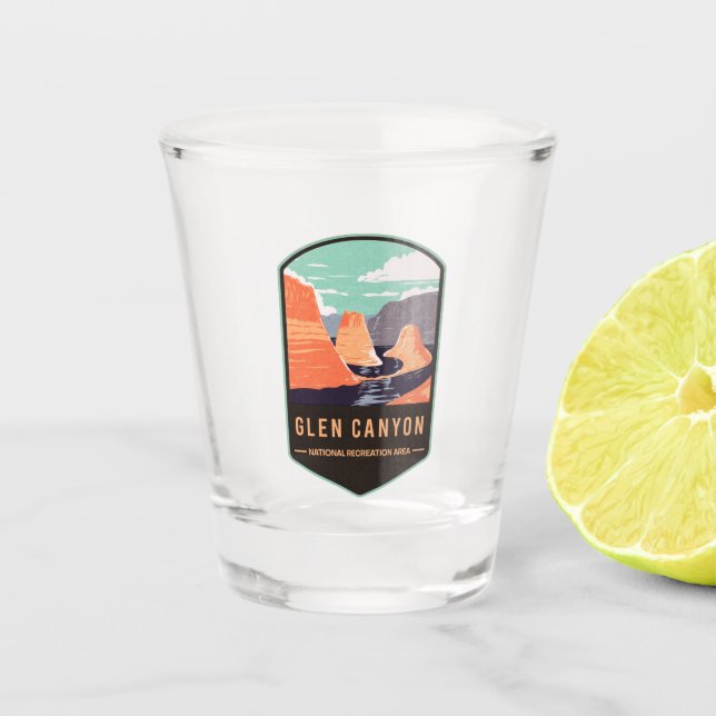 Glen Canyon National Recreation Area Shot Glass (Front)