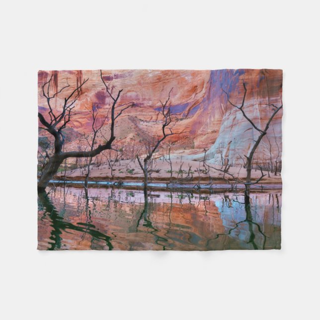 Glen Canyon National Recreation Area, Utah Fleece Blanket (Front (Horizontal))