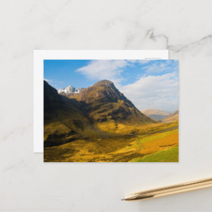 Glen Coe, Scotland Postcard