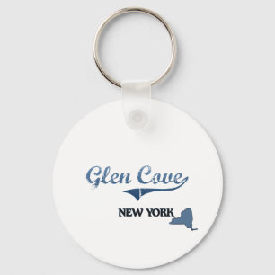Glen Cove New York City Classic Key Ring