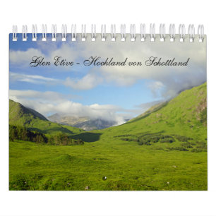 Glen Etive - Highlands of Scotland Calendar