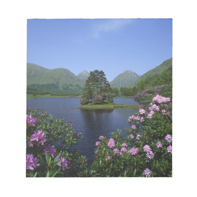 Glen Etive, Highlands, Scotland Notepad (Front)