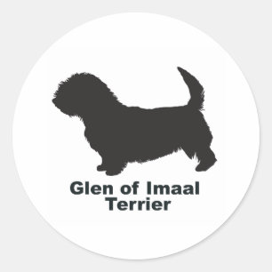 Glen of Imaal Terrier Classic Round Sticker