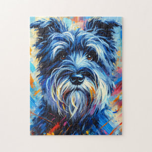 Glen of Imaal Terrier Dog Acrylic Print   Colourfu Jigsaw Puzzle