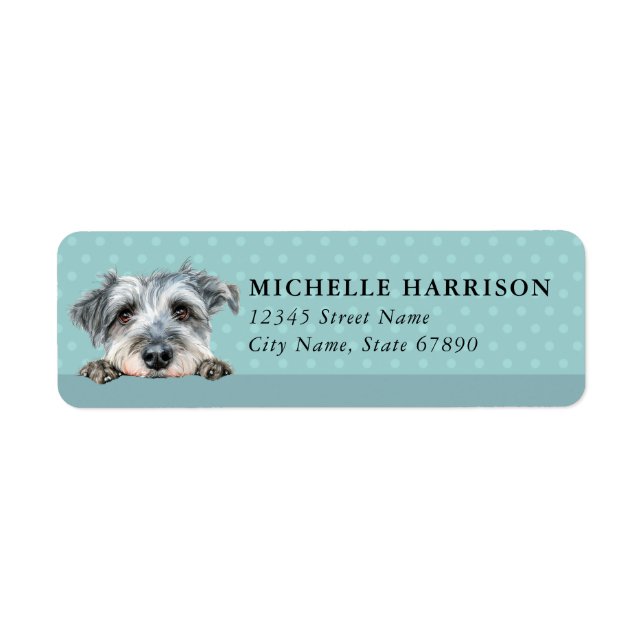 Glen of Imaal Terrier Dog Return Address Labels (Front)