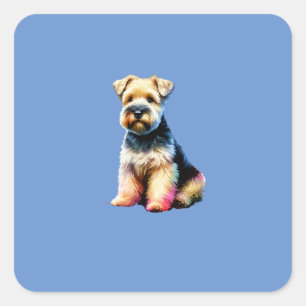 Glen of Imaal Terrier Dog Square Sticker