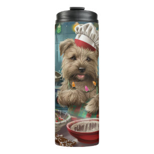 Glen of Imaal Terrier Holiday Baking: Festive Thermal Tumbler