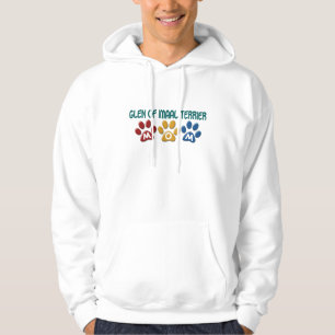 GLEN OF IMAAL TERRIER Mum Paw Print 1 Hoodie