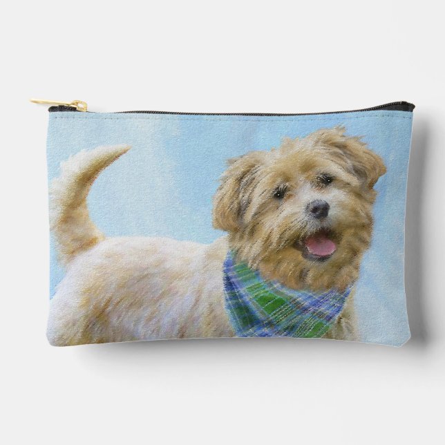 Glen of Imaal Terrier Painting Original Dog Art Accessory Pouch (Front)