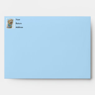 Glen of Imaal Terrier Painting - Original Dog Art Envelope
