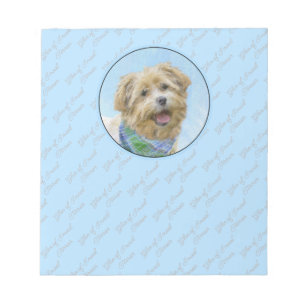 Glen of Imaal Terrier Painting - Original Dog Art Notepad