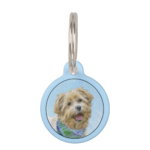 Glen of Imaal Terrier Painting - Original Dog Art Pet Tag