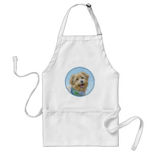 Glen of Imaal Terrier Painting - Original Dog Art Standard Apron