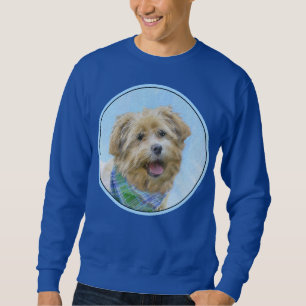 Glen of Imaal Terrier Painting - Original Dog Art Sweatshirt