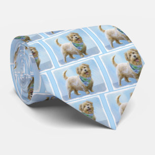 Glen of Imaal Terrier Painting - Original Dog Art Tie