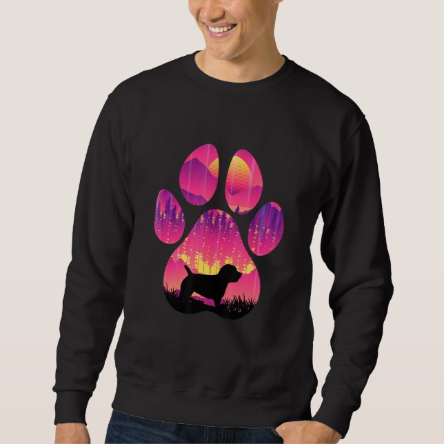 Glen of Imaal Terrier Paw Mom Dad Dog  Women Men Sweatshirt (Front)