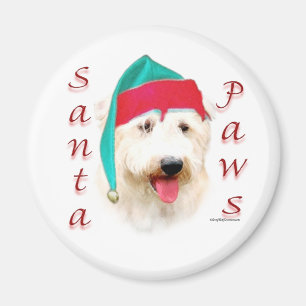 Glen of Imaal Terrier Santa Paws Magnet