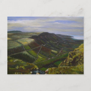 Glenariff, Glens of Antrim Oil Painting - J Casey Postcard