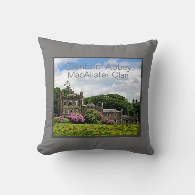 Glenbarr Abbey – MacAlister Clan Cushion (Front)