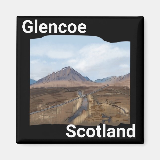 Glencoe, Scotland magnet (Front)