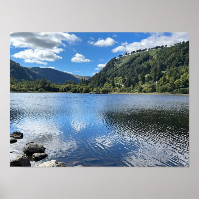 Glendalaugh Lakes County Wicklow Ireland Europe Poster (Front)
