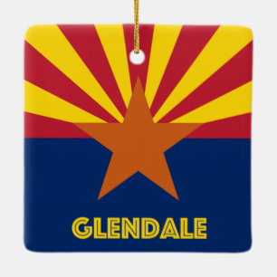 Glendale Arizona Ceramic Ornament