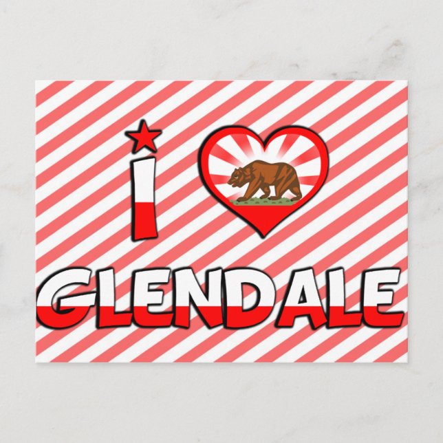 Glendale, CA Postcard (Front)