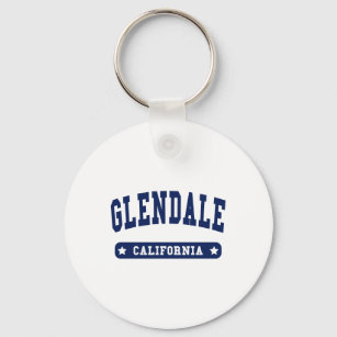 Glendale California College Style tee shirts Key Ring