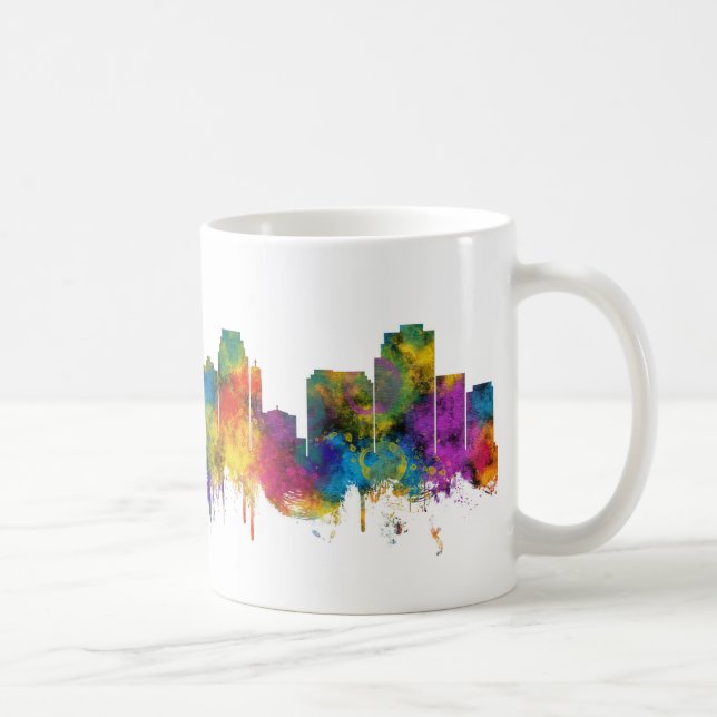 Glendale California Skyline Coffee Mug (Right)