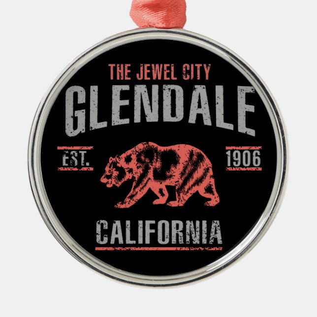 Glendale Metal Tree Decoration (Front)