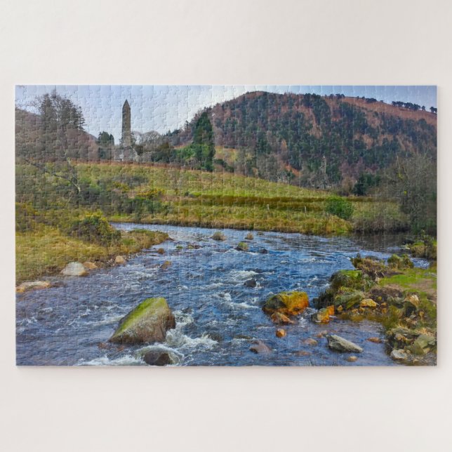 Glendalough Ireland. Jigsaw Puzzle (Horizontal)