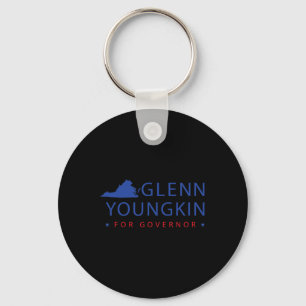 Glenn Youngkin Virginia Governor Election Republic Key Ring