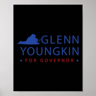 Glenn Youngkin Virginia Governor Election Republic Poster