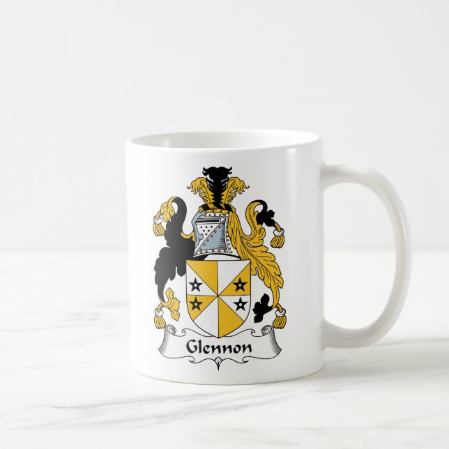 Glennon Family Crest Coffee Mug (Right)