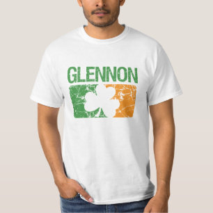Glennon Surname Clover T-Shirt