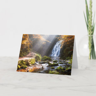 Glenoe Waterfall County Antrim, Northern Ireland Card