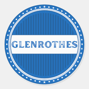 Glenrothes City Pride Emblem – Scottish Identity Classic Round Sticker