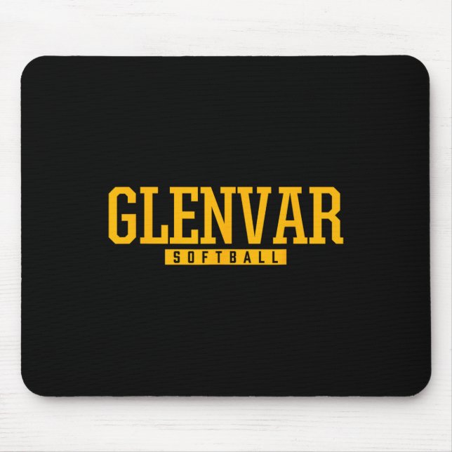 Glenvar High School Softll  Mouse Pad (Front)