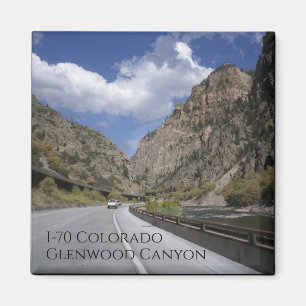 Glenwood Canyon Colorado I-70  Magnet