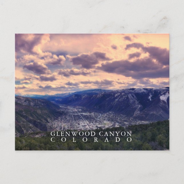 Glenwood Canyon Postcard (Front)