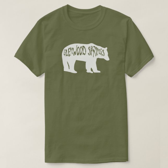 Glenwood Springs Colorado Bear T-Shirt (Design Front)