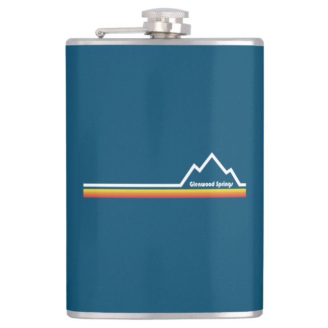 Glenwood Springs, Colorado Hip Flask (Front)